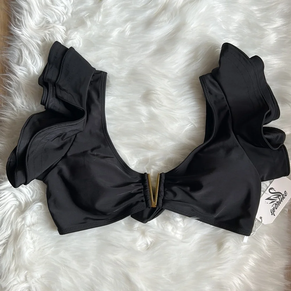 NWT 2 Piece Sexy Split Bikini Set Size Large